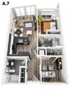 Geo Apartments A7 Floor Plan Geo Apartments A7 Floor Plan